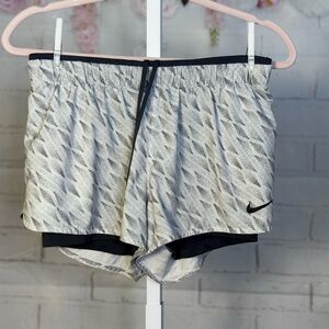 Nike Black and White Athletic Shorts